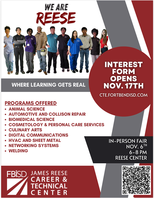 Reese Interest Form Information